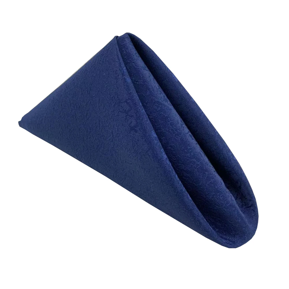 Olive Green Jacquard Napkin Damask Pattern Washable Polyester Dinner Napkins for Holiday Dinners Weddings Parties and Banquets