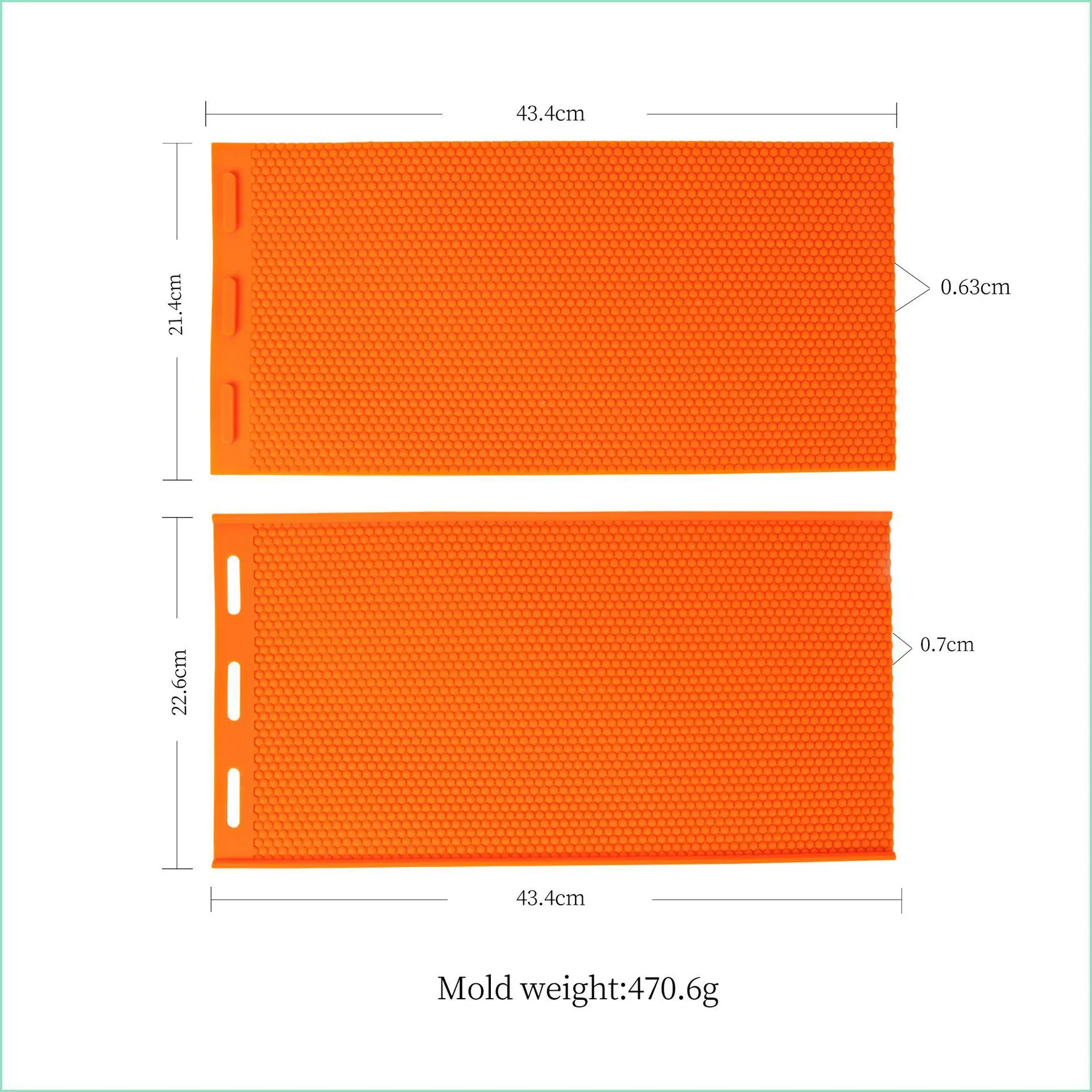 Beekeeper Silicone Beeswax Mold Foundation Bee Hive Basis Press Sheet Mould Beeswax Press Sheet Mould Beekeeping Tools