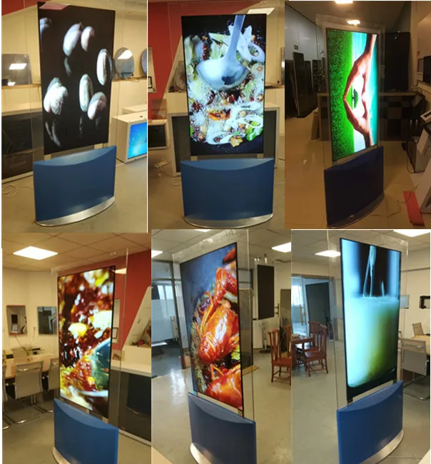 Oled Transparent  Double Sided Oled Display Digital Signage 55 inch Touch Screen Monitor For Advertising