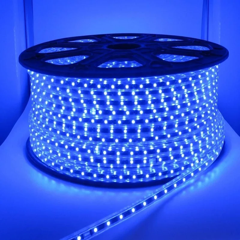 GMHPE003 single row 60 leds/M strip outdoor waterproof lighting 6MM board width w/ww/blue/green/pink 220V led strip light