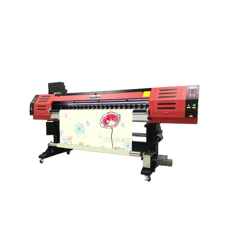 6 feet roll to roll inkjet dtg uv printer for soft filem, PP, canvas