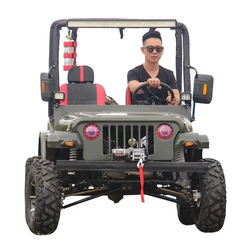 
Новинка 2019 года, оптовая продажа, багги Willys для взрослых с бензиновым двигателем 250 куб. См 