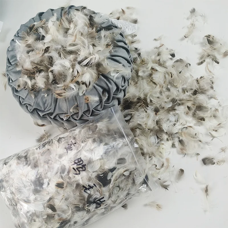 Factory Direct Cheap Goose/Duck Low Price White Pure Sticky Feather Machine Washable