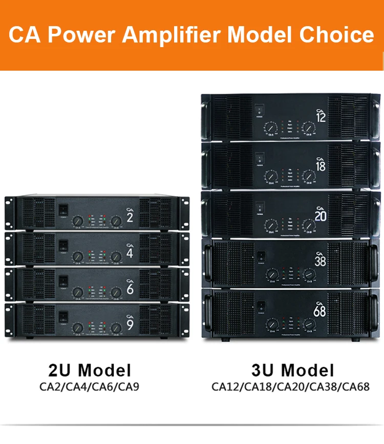 Voxfull CA18 Amplifier Design Special Cooling System Power Amplier Public power amplifier professional