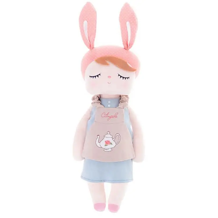 
Vintage Angela Plush Toys Rabbit Retro Style Stuffed Doll Soft Crystal Velvet Baby Sleeping Partner dolls 