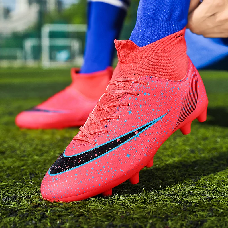 Wholesale OEM ODM New Phantom Gold Color Low Cut Material Soccer Football Shoes Boots Kids Children Men Sapatos De