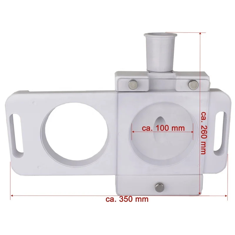 BR249 manual plastic burger meat grinder attachment / hamburger press