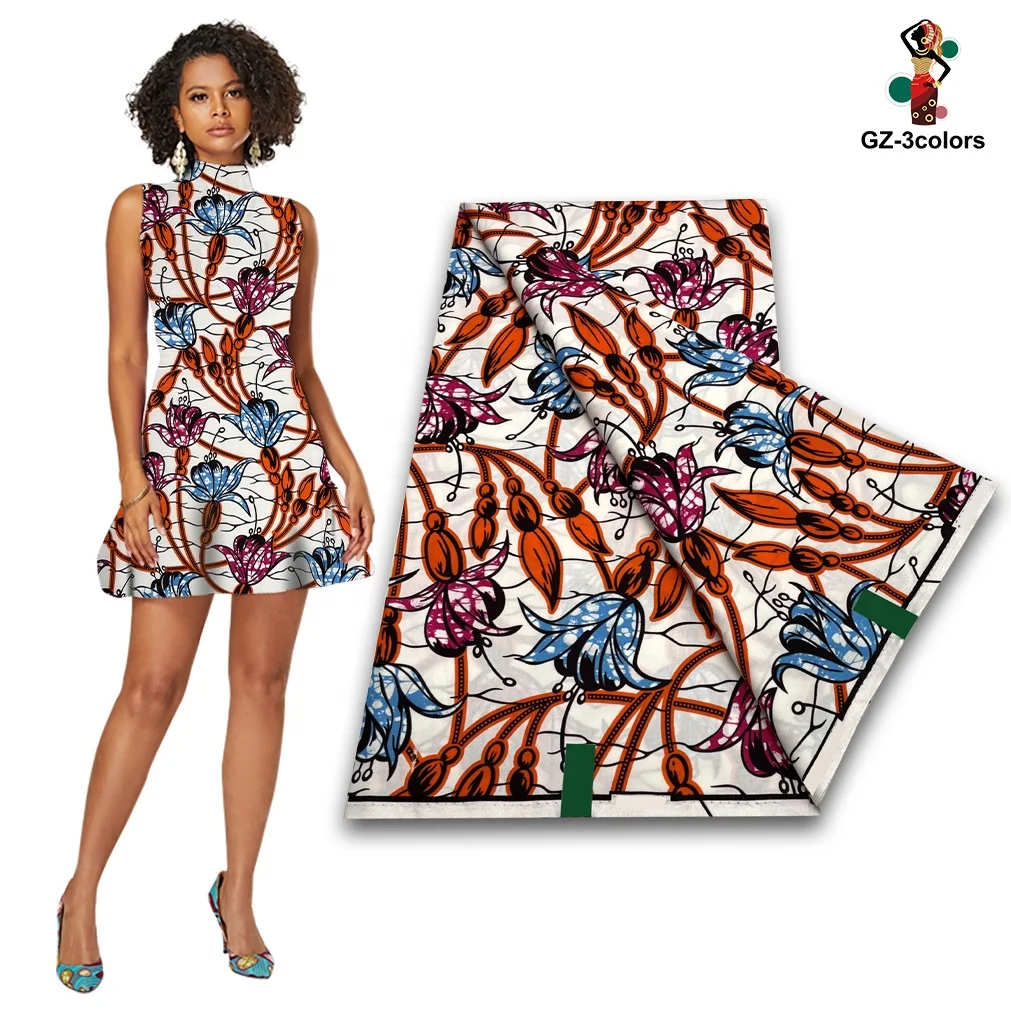 High Quality 100% Cotton African Wax Print Fabric Africa Design Capulana Ankara Pagne Batik Nigeria Wax Fabrics Tissu Africian