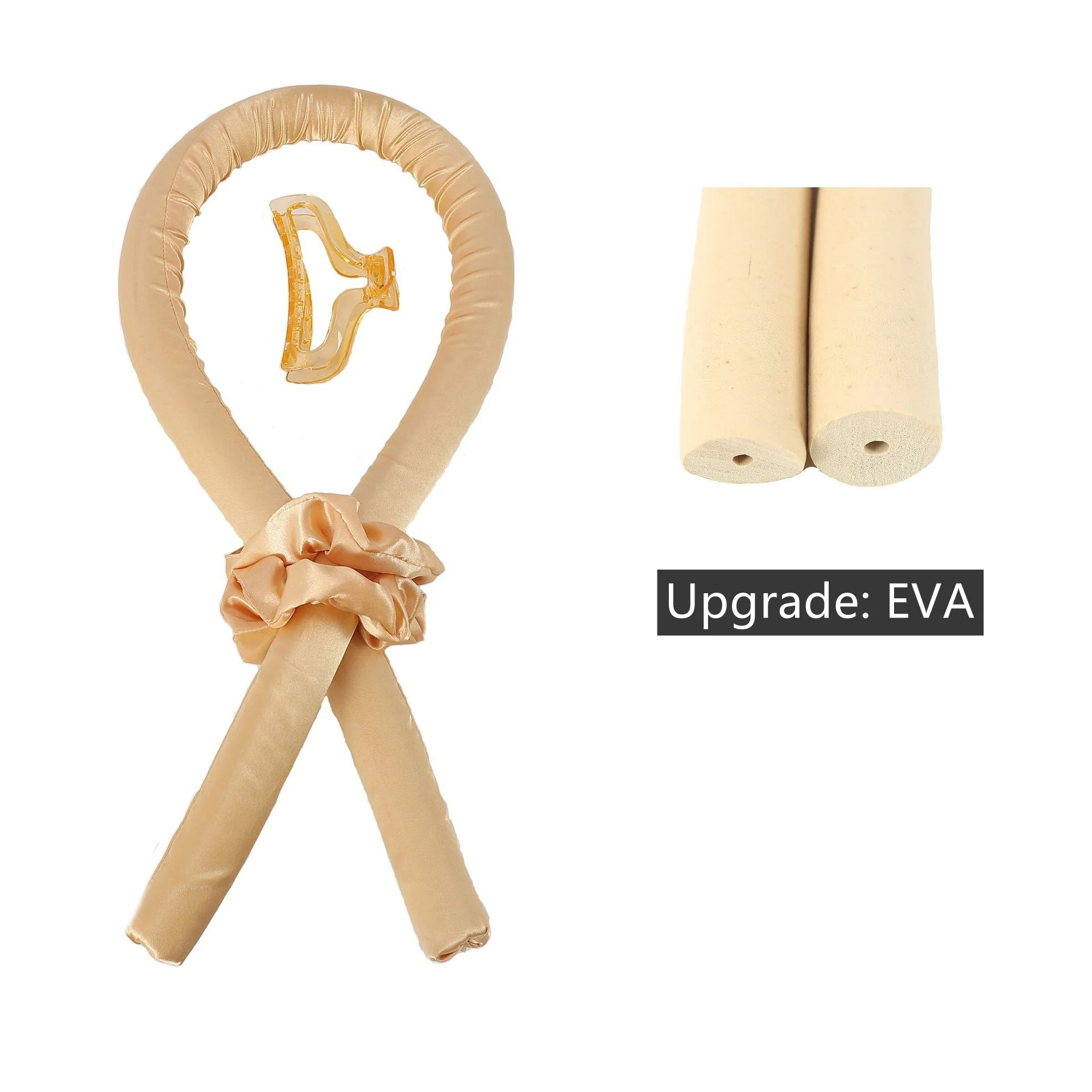 EVA Curling Rod Headband No Heat Hair Curlers Ribbon Hair Rollers Sleeping Soft Curl Bar Wave Formers DIY Hair Styling Tool