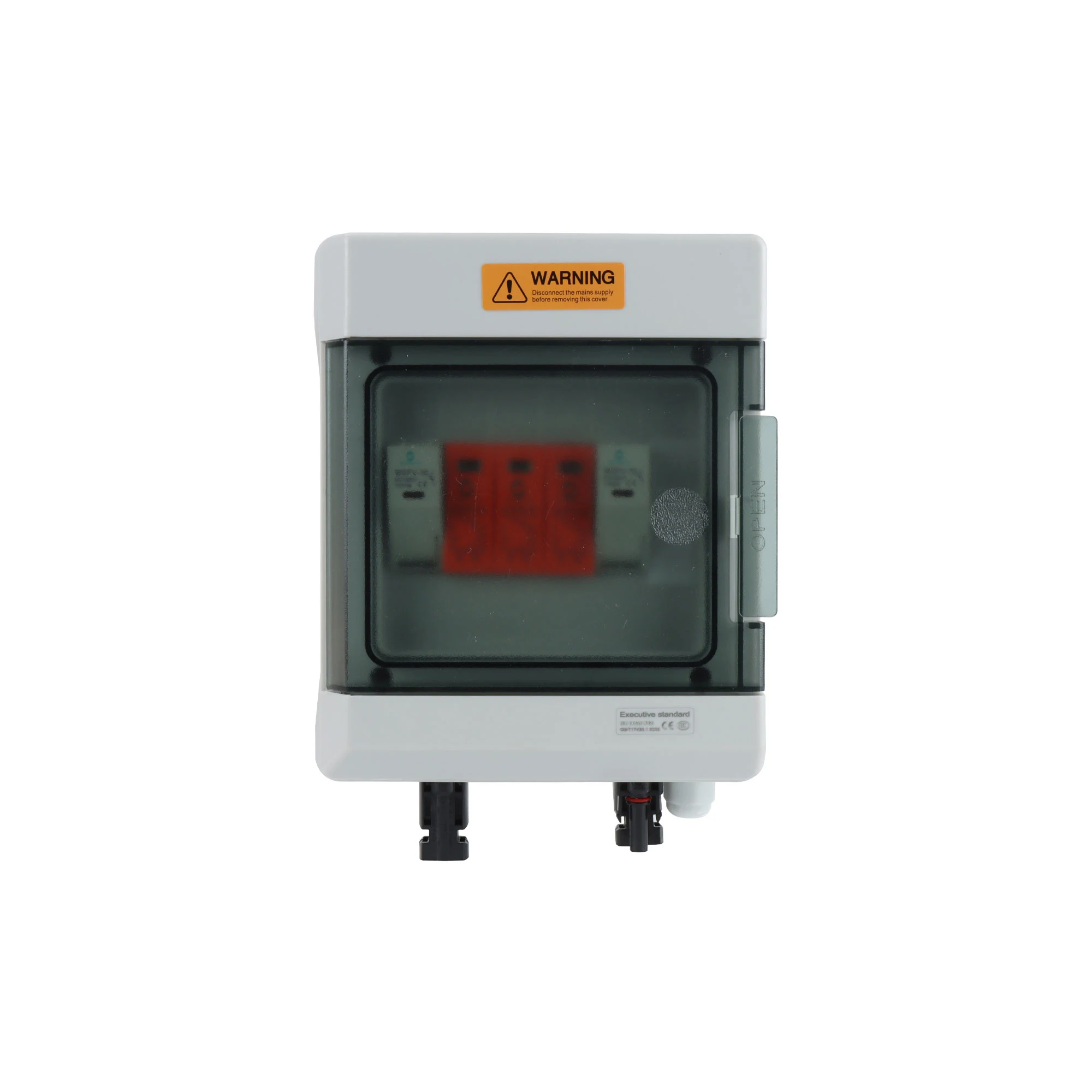 WSDB-PV1/1 customized 1 in 1 out 1 string 1000v solar photovoltaic  pv dc array plastic combiner box for solar panel system