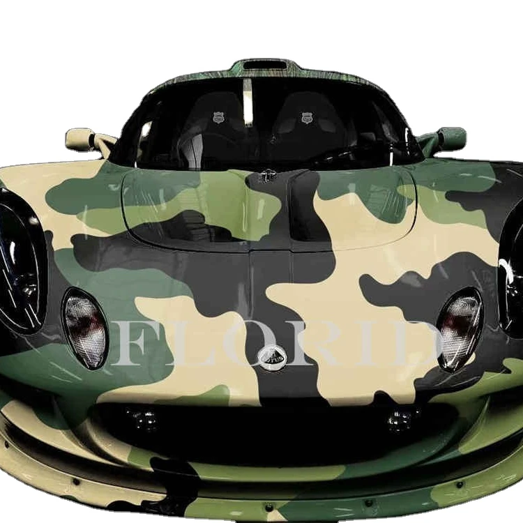Высококачественная Гибкая полимерная камуфляжная Виниловая наклейка для кузова автомобиля виниловая пленка