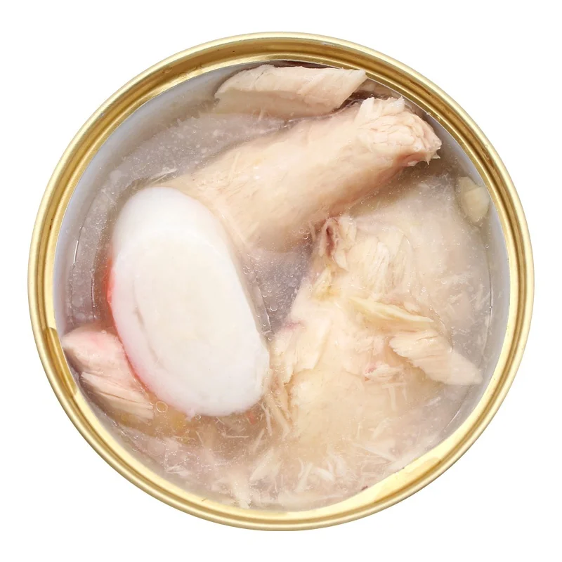 Factory Supply GIBO Brand High Protein Cat Canned Food Shreds in Gravy Treats Wet Dog Meat Tuna With Crab170g