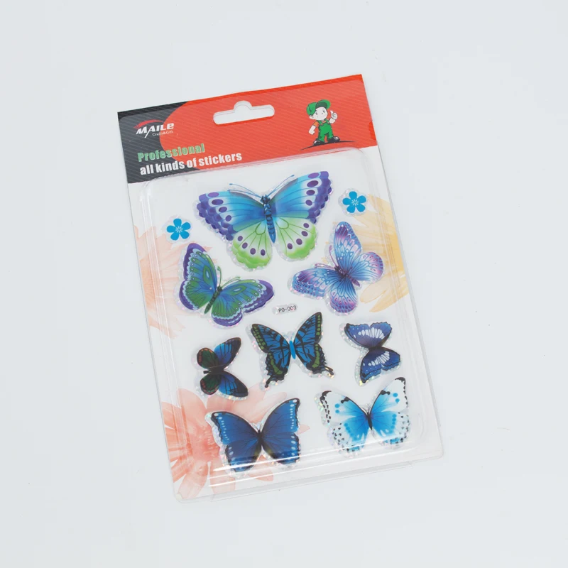 
3D butterfly sticker, 3D dragonfly sticker for room decoration 