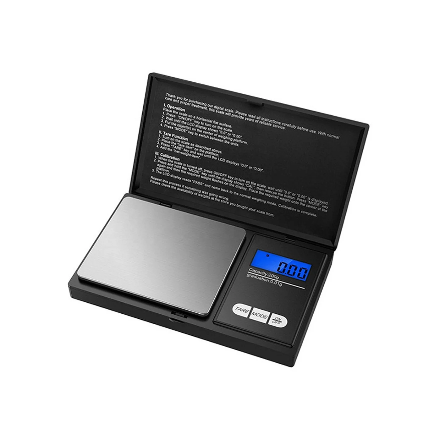 200g / 0.01g or 500g/0.1g Personal Weight Scale Mini hidden Digital Pocket Jewelry Scale