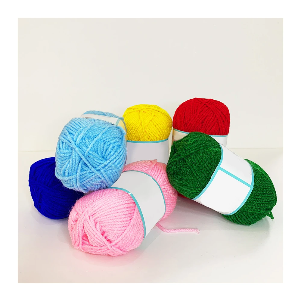 Поставщик высококачественных шариков из 100% шерсти ручной вязки