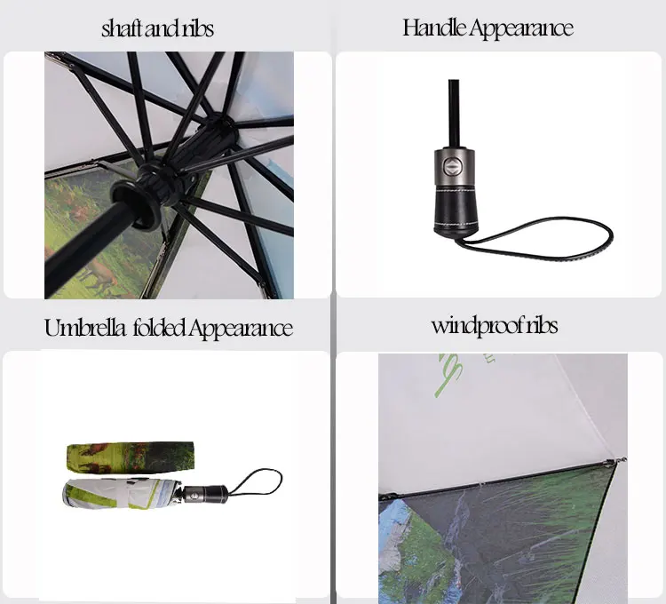 Automatic Open Mandala Print Umbrellas Wholesale Customised Printed Umbrella Customer Design Full Colour Print Umbrella