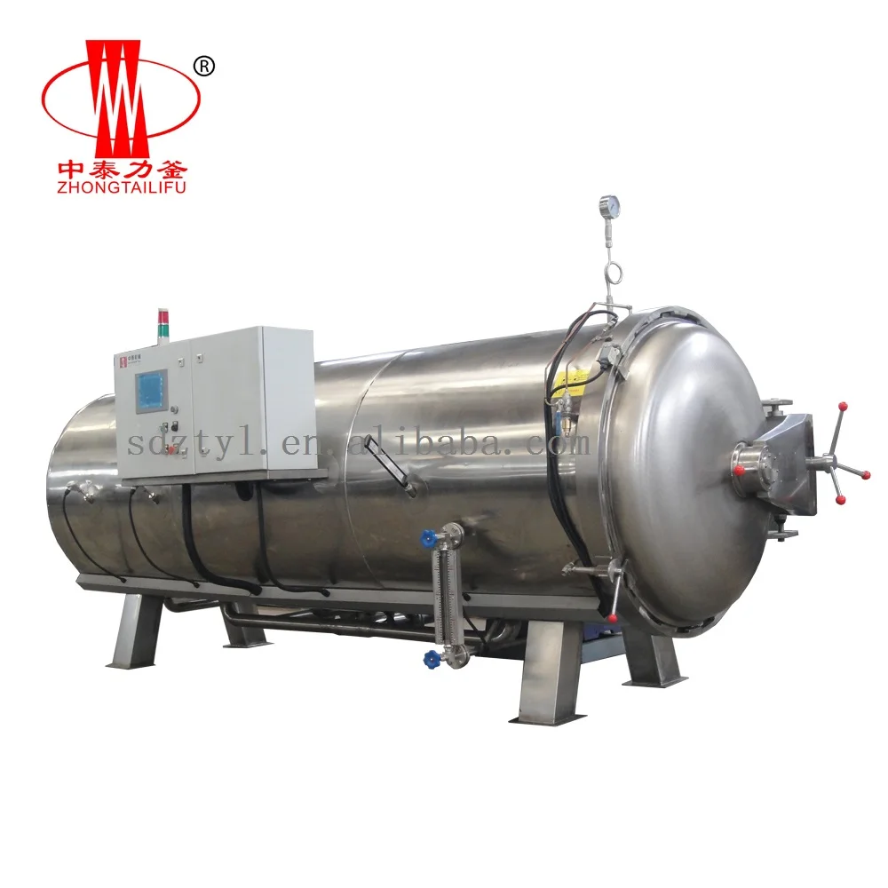 High Quality Canned Food Sterilization Machine Retort Sterilization Steam Sterilization Pot Retort Machine