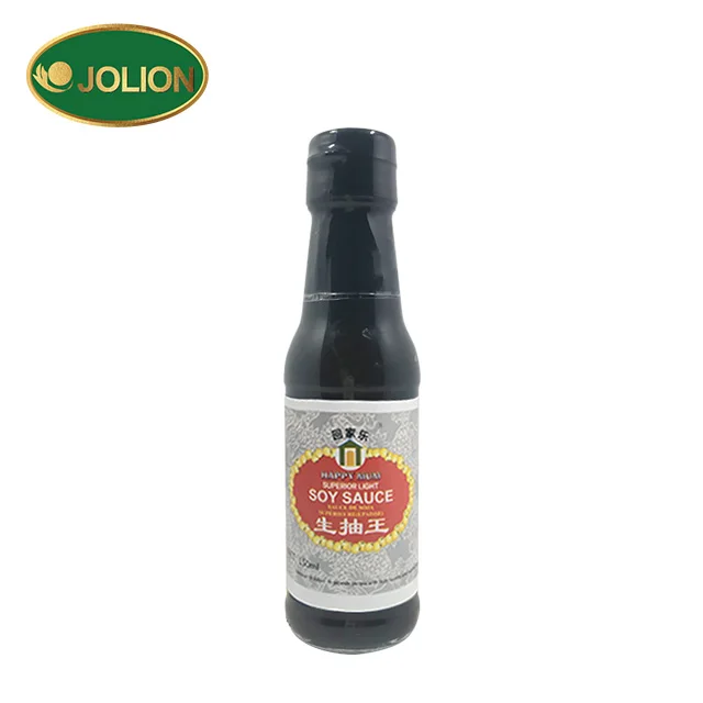 JOLION Factory price Guangdong Oem soy sauce Natural fermented wholesale thick chinese halal sweet kikkoman light soy sauce