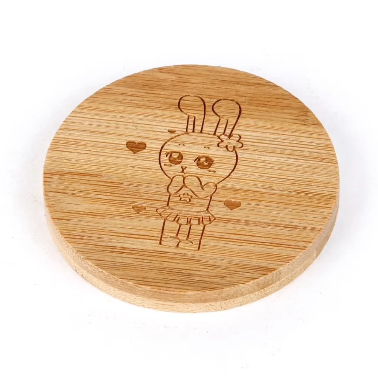 Wholesale Eco-friendly Bamboo Mirror Round Design Pocket Makeup Hand Mirror For Girls Gift Beauty Cosmetic Mirrors