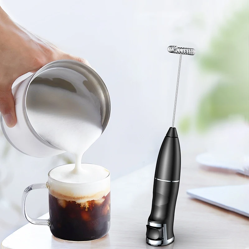Multi-speed Automatic Whisk Egg Beater Mixer Handheld Coffee Foam Maker type-c Rechargeable Electric Milk Frother