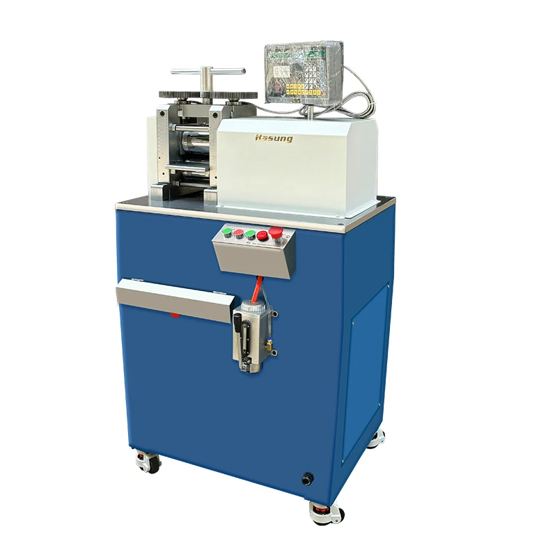 Electrical Rolling Mill Tungsten Carbide Mirror Surface Roller Jewellery Making 5.5HP Rolling Mill Machine