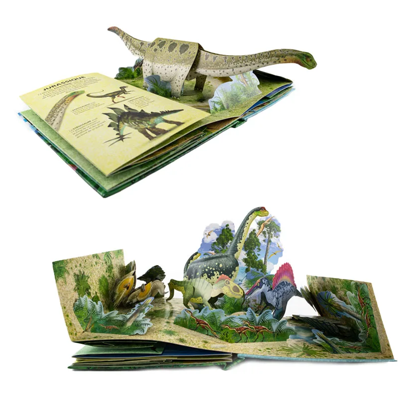 Custom Children Learning Book Colorful Picture Printing pop-up Board Book Printing