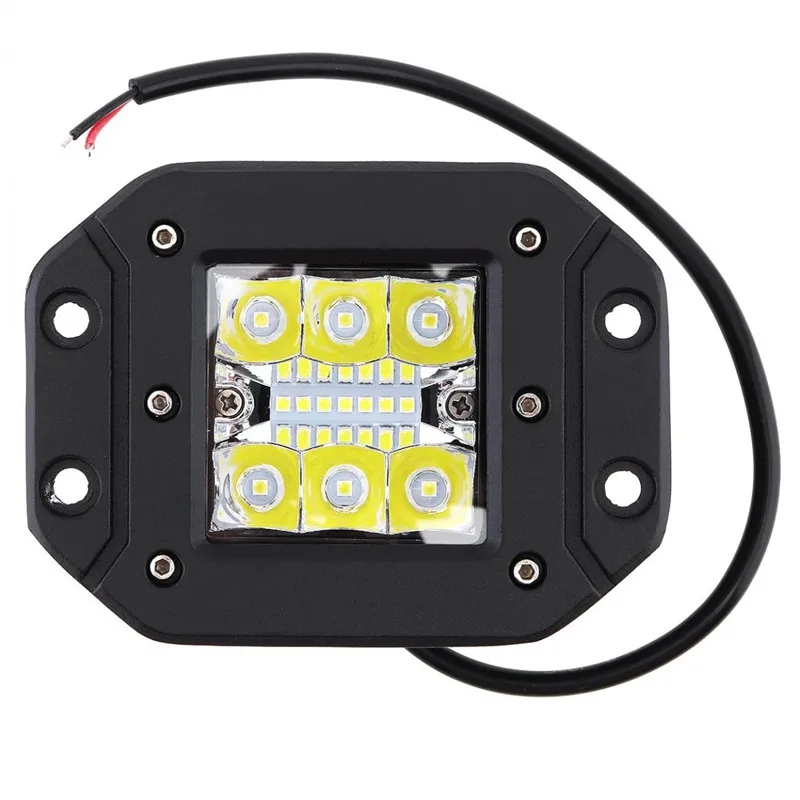 5Inch 12V 24V Offroad Flush Mount LED Pods SUV Work Lamp Truck Tail Light For Auto Car 4x4