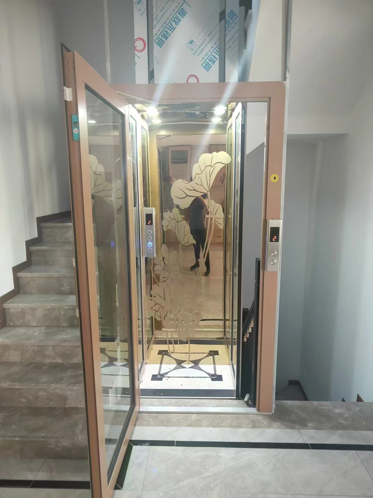 mini home hydraulic cheap 2 3 4 floor residential house lift home elevator for house construction