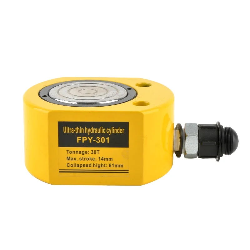 Ultra-thin hydraulic jack FPY-301 High Tonnage Single Acting split-unit Plunger Hydraulic cylinder 20T hydraulic Oil cylinder