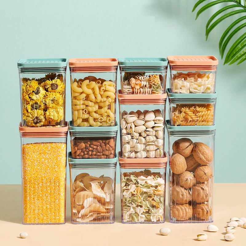 Kitchen refrigerator transparent storage container moisture-proof preservation food plastic storage container