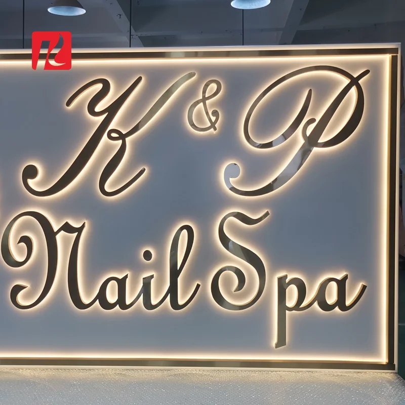 Kexian Custom Electronic Signs Logo Illuminated Led Letter Sign Led Channel Letters Backlit Signs for Office Company Store