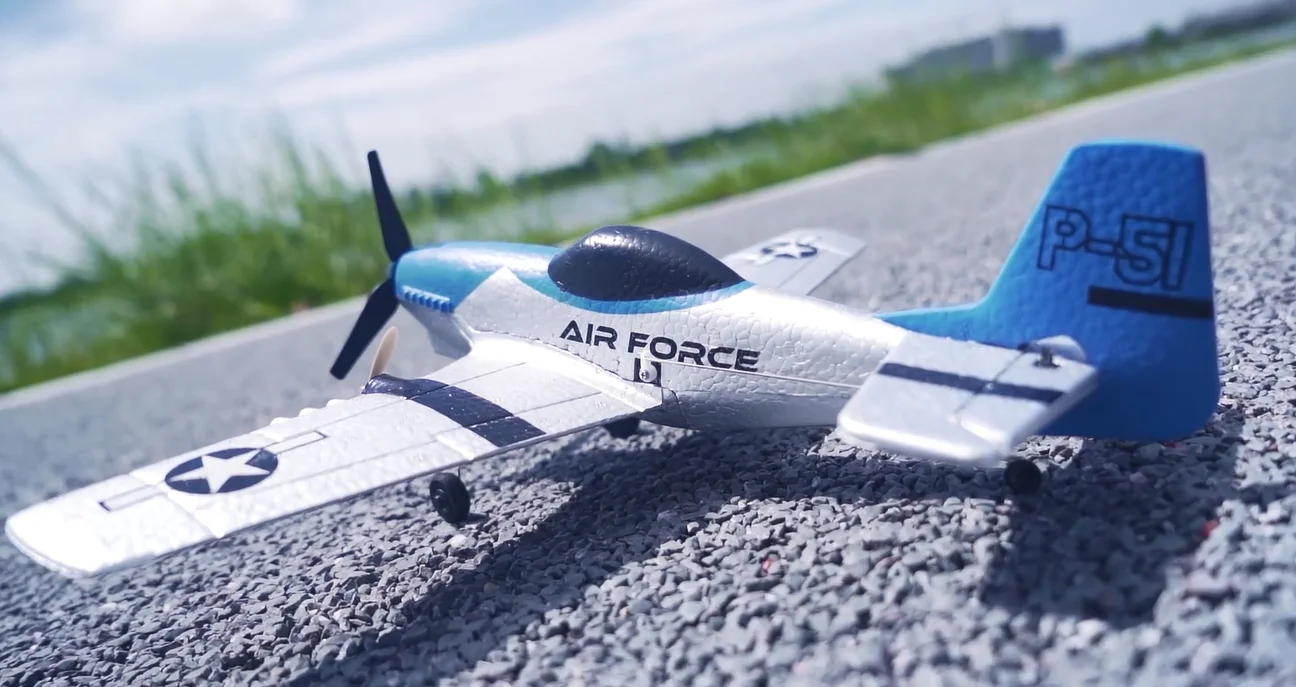P51 AIR Force 2 4G двухмоторный Радиоуправляемый Летающий истребитель модель самолета из пенополистирола с гироскопом