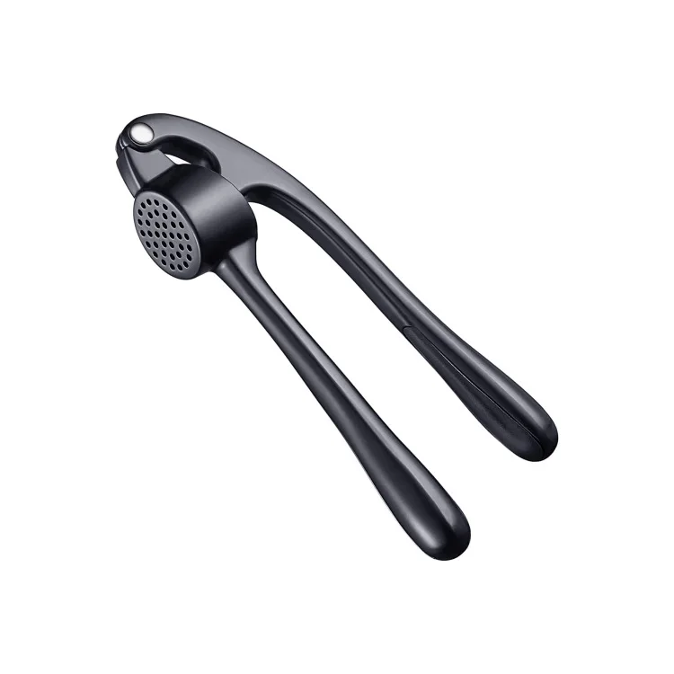 Wholesale Kitchen Gadget Zinc Alloy Metal Garlic Crusher with Stainless Steel Blade for Vegetable Preparation