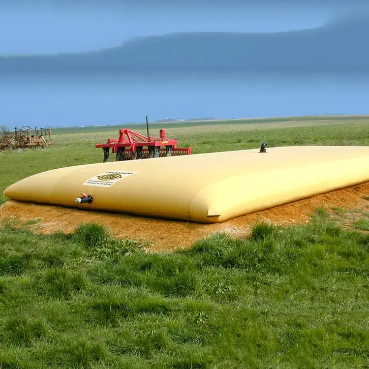 Flexible PVC Liquid Storage Bladder 1000L PVC Folding Water Storage Tank Pillow Shape Water Bladder Collapsible Bladder Tank