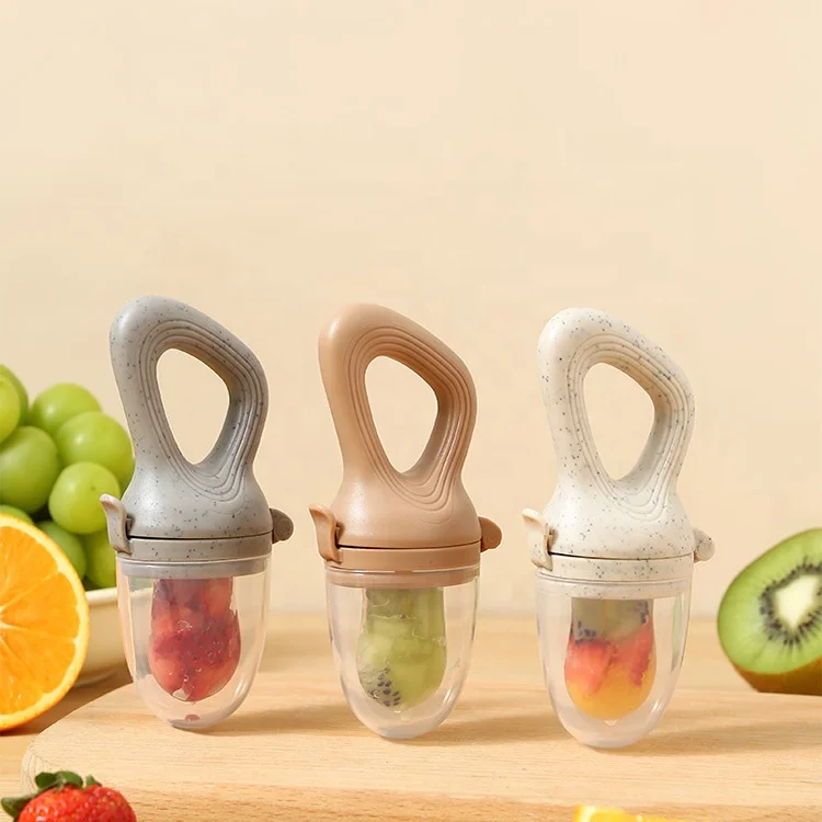 Оптовая продажа, Детские ручные кормушки, мягкие и жевательные, без BPA, силиконовые детские соски для кормления фруктов