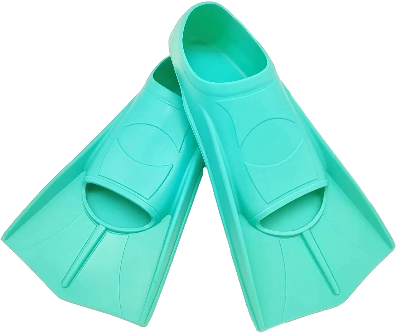 Swimming Training Fins,Comfortable Silicone Flippers for Swimming and Diving,Size Suitable Kids Girls Boys Adult