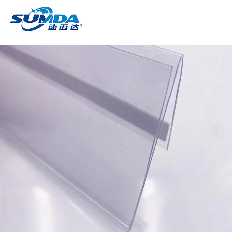Customization Multi StylesTransparent Price Holder Label Holder Pvc Supermarket Store Price Holder Plant Wholesale