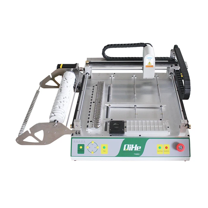 Automatic TVM802AX Vision Multifunction Small Pick and Place Machine With 29 Smt Stick Feeders Manual Small PNP Machine