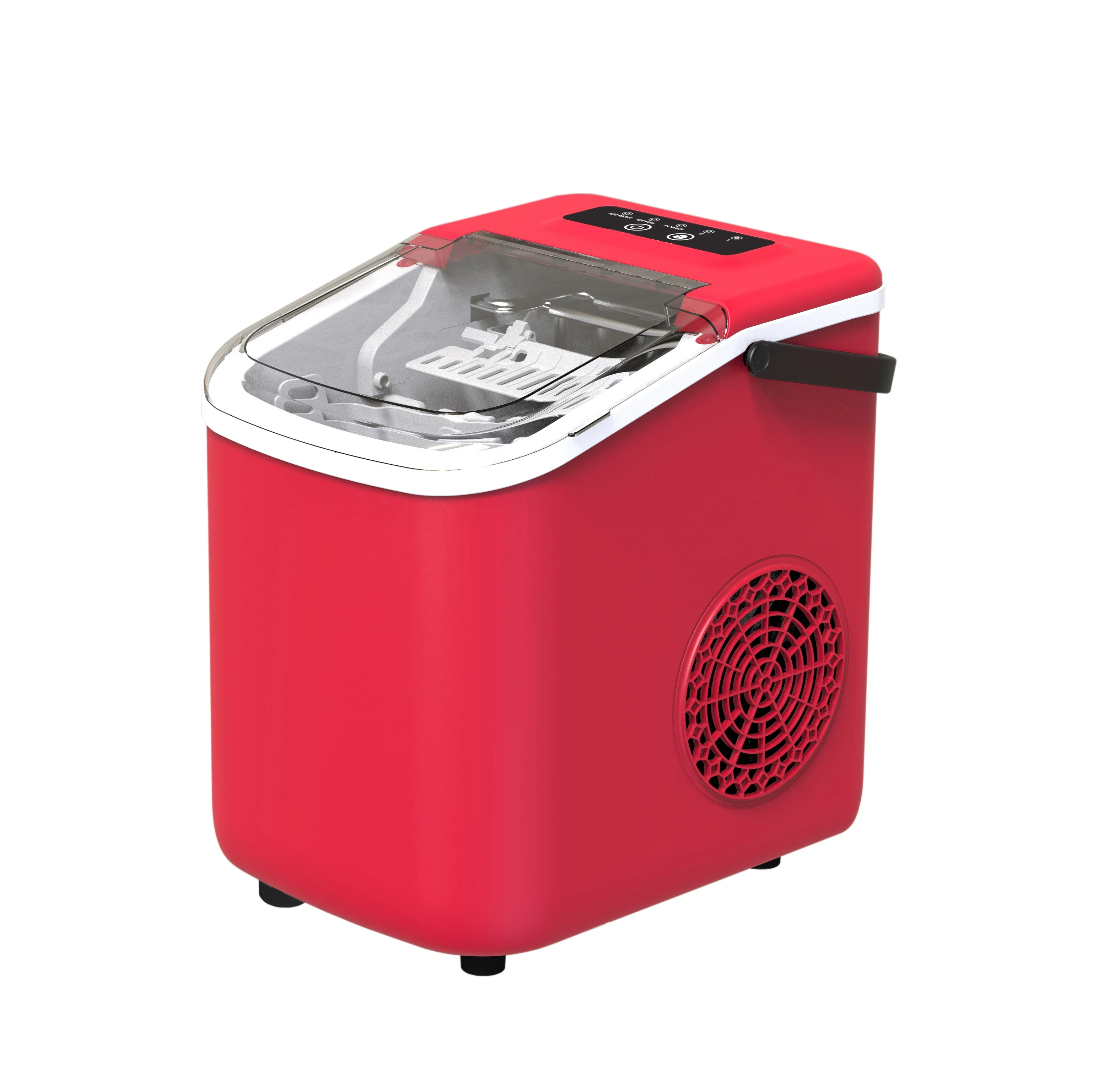 Gasny Factory Price Electric Stainless Steel Portable Ice Maker Machine With Ice Scoop First Ice In 8 Minutes 26 Pounds