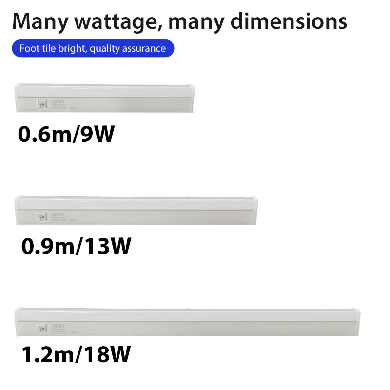 Linear Plastic Square Linkable T5 T8 Integrated LED Tube Light LED Energy Bulb Fluorescent Lamp Replacement CE RoHS , LTL-T5INT-