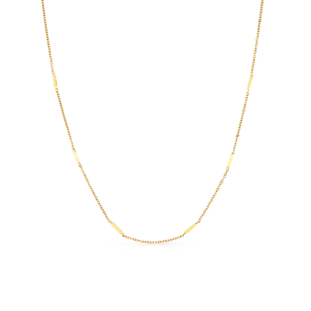 Chris April price 316L stainless steel jewelry chain block satellite china wholesale 18k gold plated necklace chainnecklace