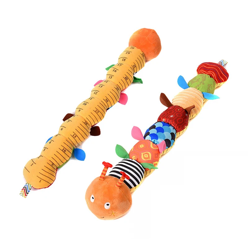 Sozzy musical baby toys music soothing plush toys stuffed ruler caterpillar animal toddler baby comfort toys