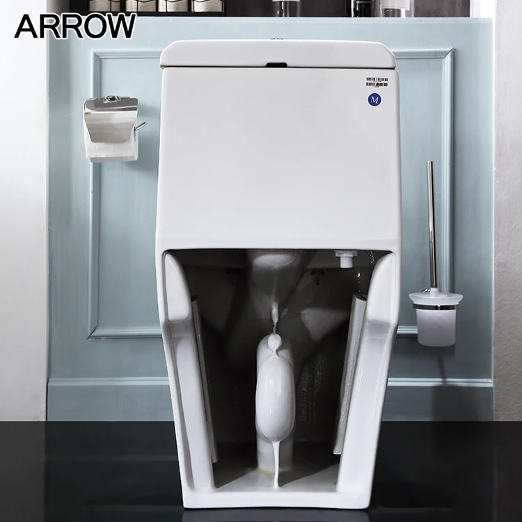 Arrow Toilets One Piece WC Jet Siphon Type Toilet S-trap Manufacturer Ceramic High Quality Sanitary Ware Toilet