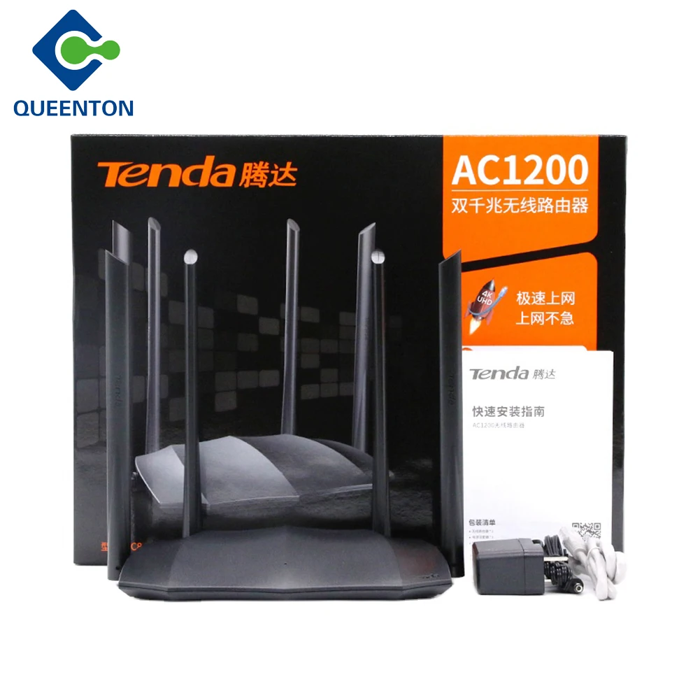 Promotion Price Tenda AC8 Wireless Router AC Wifi 1200Mbps Dualband 2.4G&5G Gigabit Wireless Router AC8