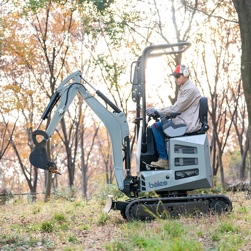 Boleo High Capacity 1.2t Mini Excavator 360 Degrees Rotation Excavator