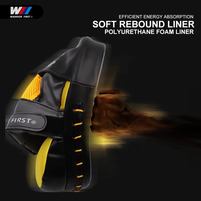 Custom logo Essential Curved Boxing MMA Punching Mitts