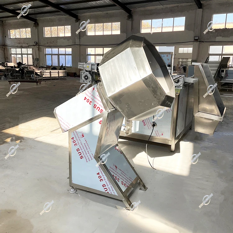 Factory Puff Snacks Food Popcorn Seasoning Flavor Pecan Fries Spices Powder Sugar Flavoring Machine