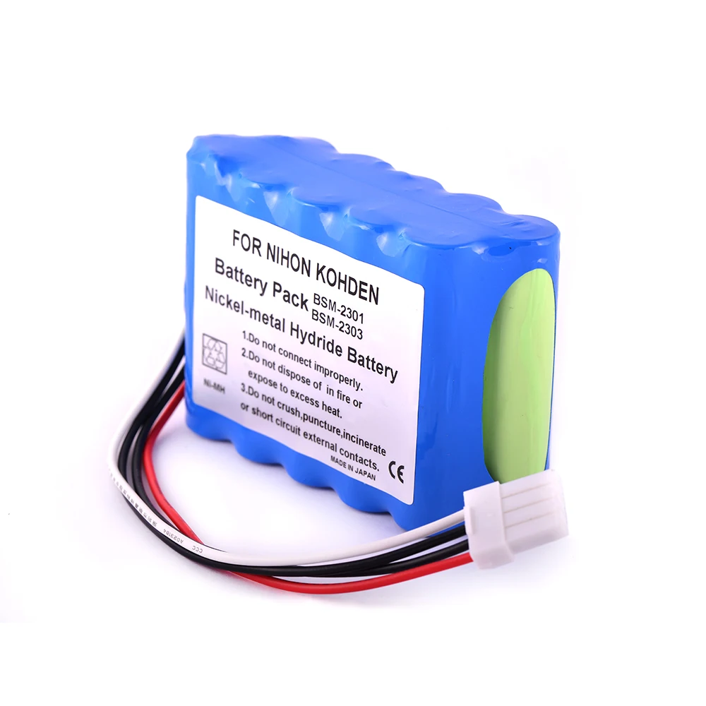 CE Certificate NIHON KOHDEN NI-MH battery 9.6v 3800mAh SB-201P,X076PVM-2700,PVM-2703,PVM-2701