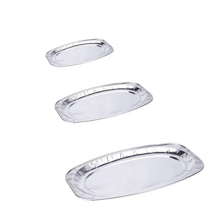 low cost 8011 3003 aluminum foil fish pan container  with 600ml 900ml 1400ml 3000ml