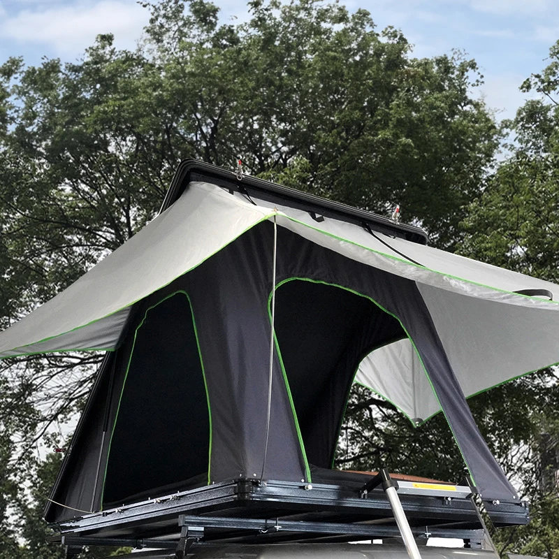 Rooftop Tent Offroad Car Aluminium Triangle Roof Top Tent wiht window